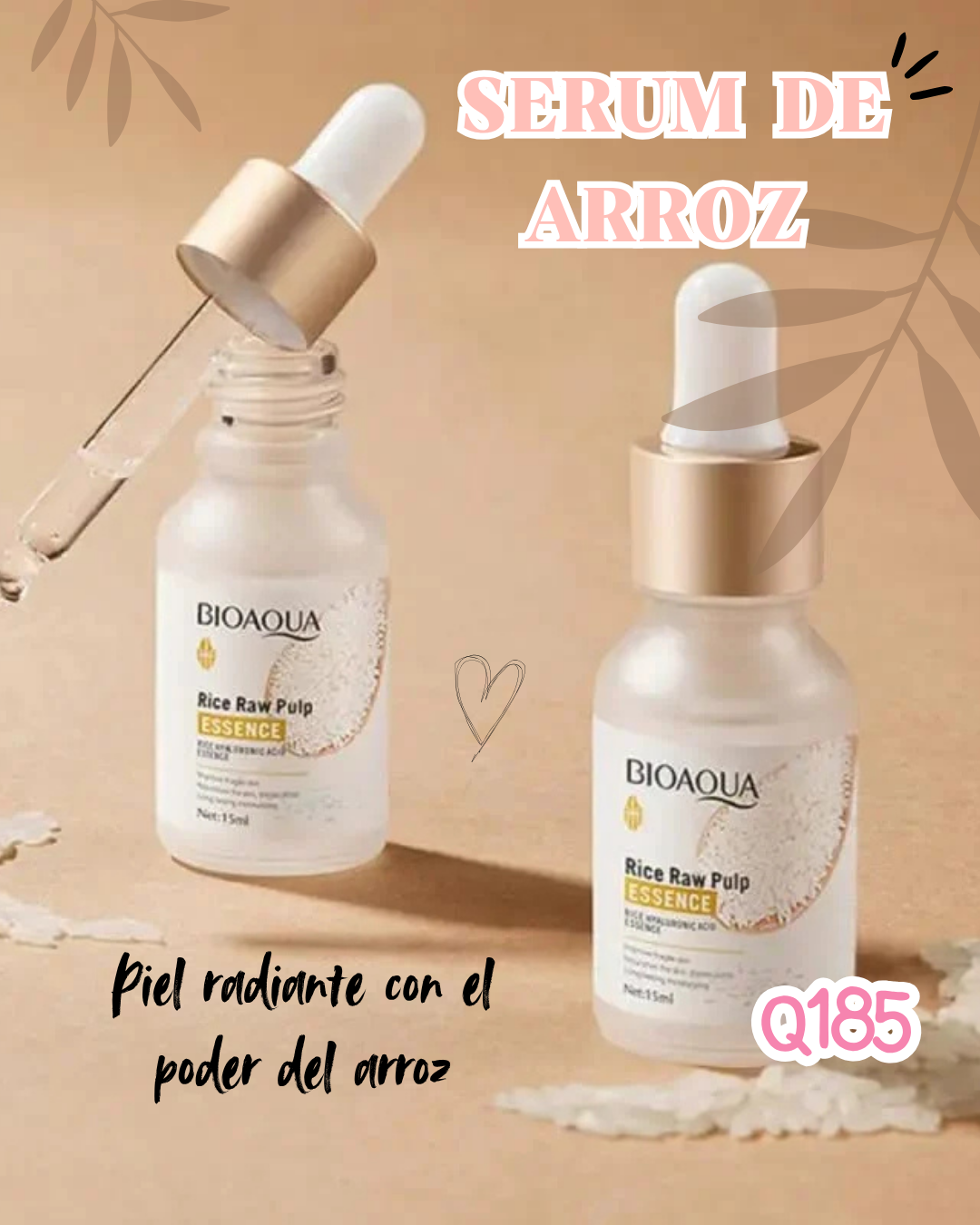 👆 Ver características SERUM DE ARROZ BIOAQUA